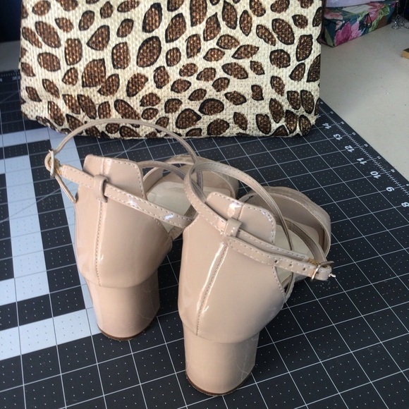 Summer Strappy Heel Peep Toe Sandals size 7.5 - Picture 6 of 8